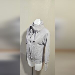 ADIDAS Roll Neck Full Zip Hoodie Sweater Women's Size Medium